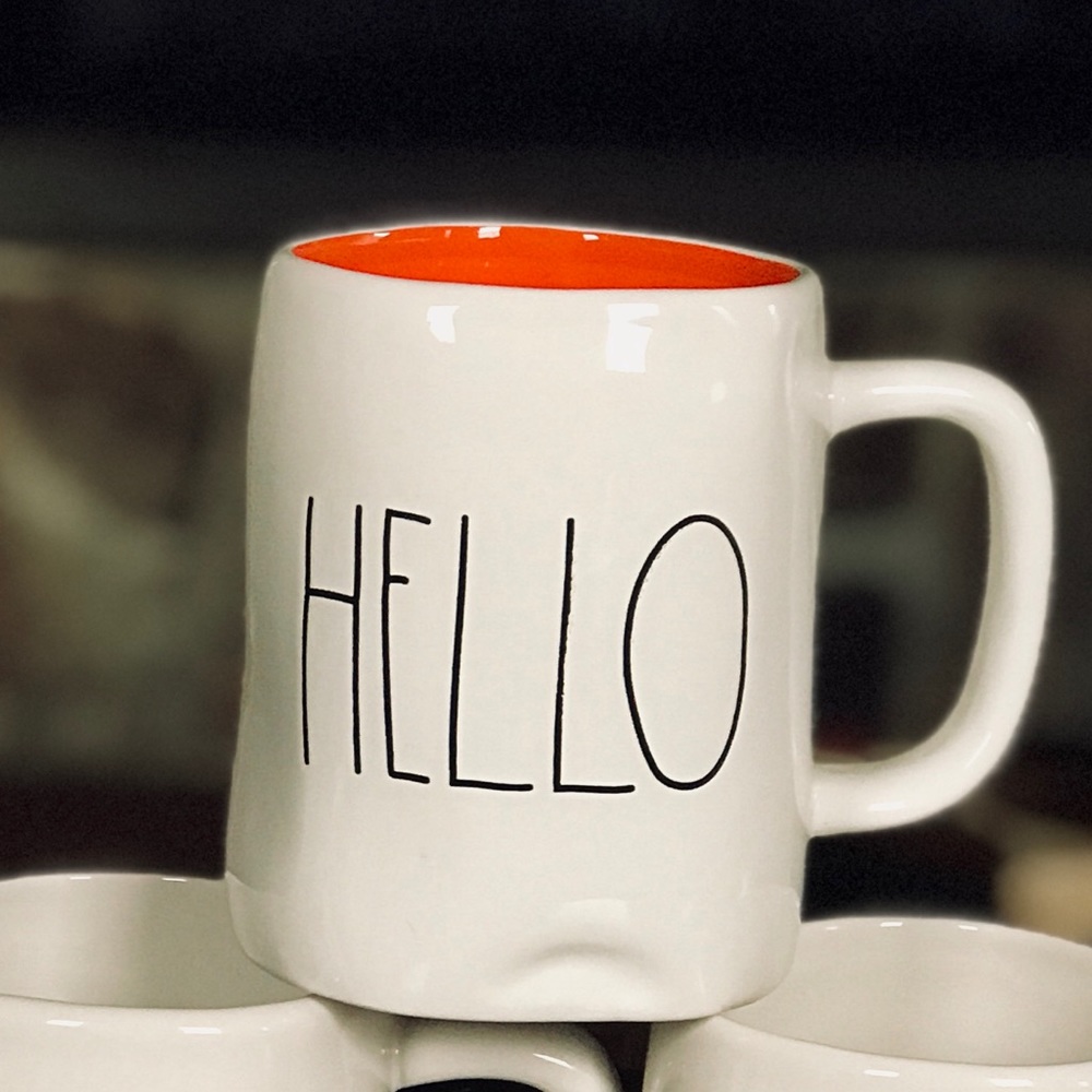 Rae Dunn hello mug